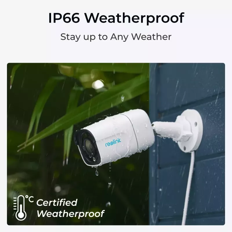 Câmara de vigilância IP Reolink P340 12MP PoE Bullet, 4512×2512, 2,8 mm, IP66, 30 m IR, PoE, 1×RJ-45