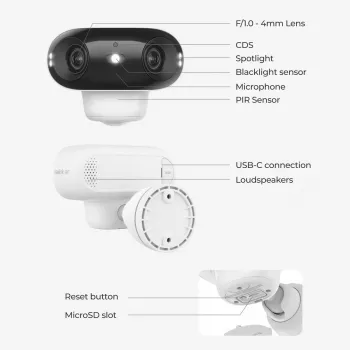 Câmara de vigilância IP Reolink Argus Series B740X IP66