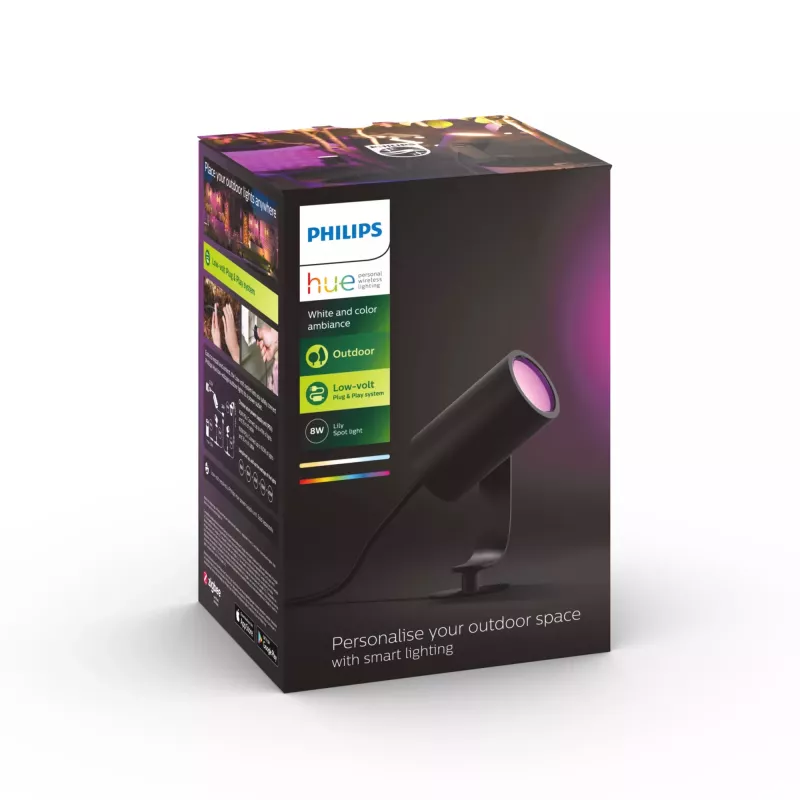 Projetor exterior Philips Hue White and Colour Ambiance Lily