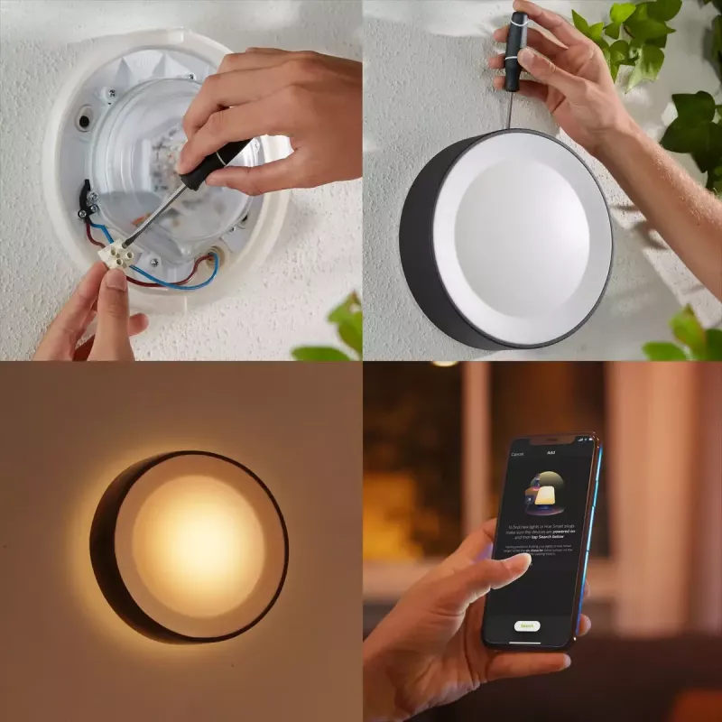 Aplique de parede para exterior Philips Hue White and colour ambience Daylo
