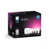 Philips Hue White and Colour Ambience Starter-Kit: 3 focos inteligentes GU10 + interruptor de regulação