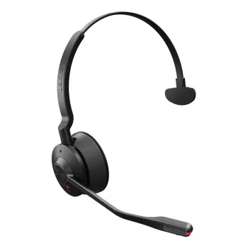Jabra Engage 55 SE - USB-A UC Mono, EMEA/APAC, sem fios, escritório/call center, 40 - 16000 Hz, 57 g, headset, preto