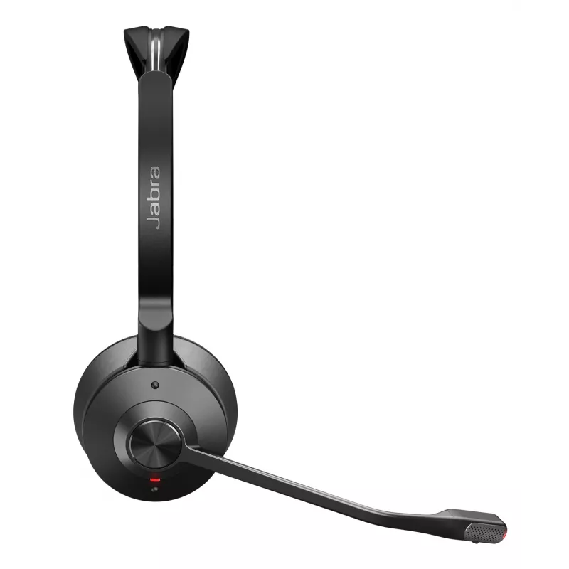 Jabra Engage 55 SE - USB-A UC Stereo, EMEA/APAC, sem fios, 40 - 16000 Hz, escritório/call center, 83 g, headset, preto