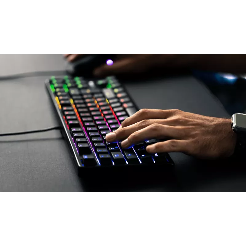 Teclado CHERRY G80-3000N RGB TKL Universal USB QWERTZ alemão preto