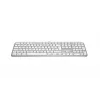 Teclado Logitech MX Keys S Universal RF Wireless + Bluetooth QWERTZ alemão alumínio branco