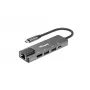 Equip adaptador multifunções USB-C 5 em 1, HDMI, Gigabit LAN, USB 3.2 Gen1, 100W USB PD