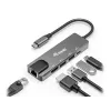 Equip adaptador multifunções USB-C 5 em 1, HDMI, Gigabit LAN, USB 3.2 Gen1, 100W USB PD
