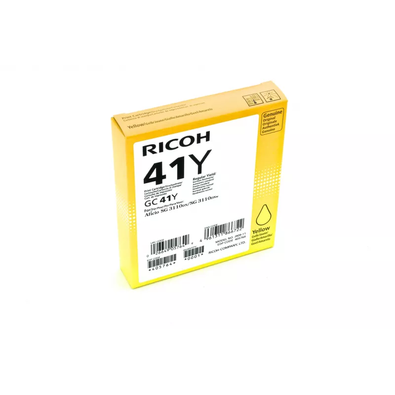 Ricoh 405764 cartucho de tinta 1 unid. original rendimento standard amarelo
