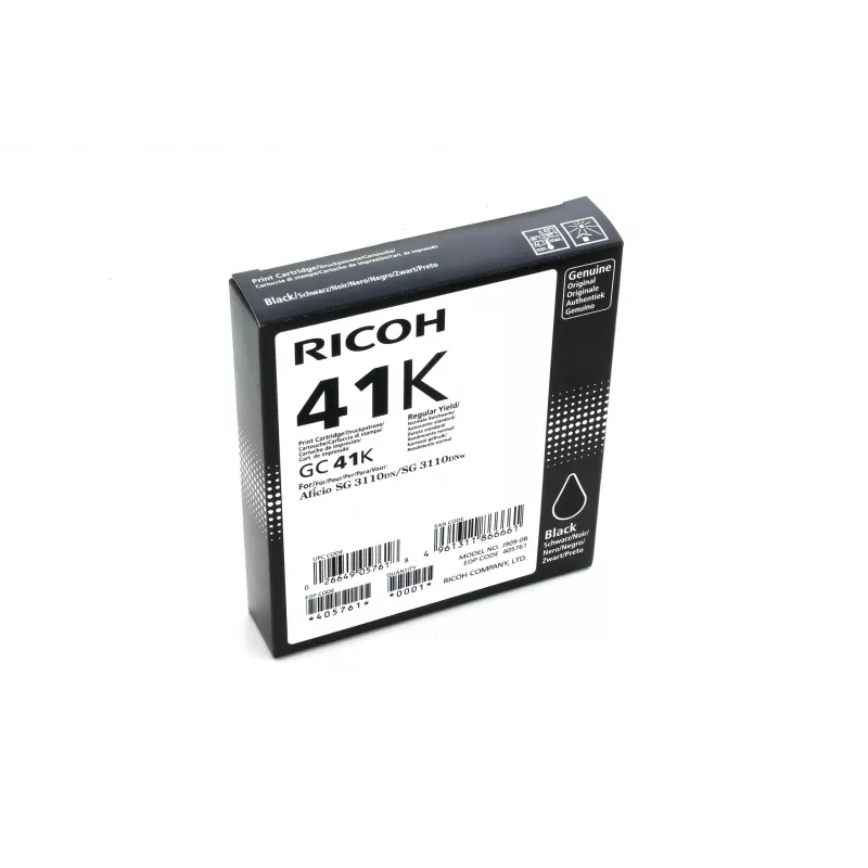Ricoh 405761 cartucho de tinta 1 unid. original rendimento standard preto fotográfico