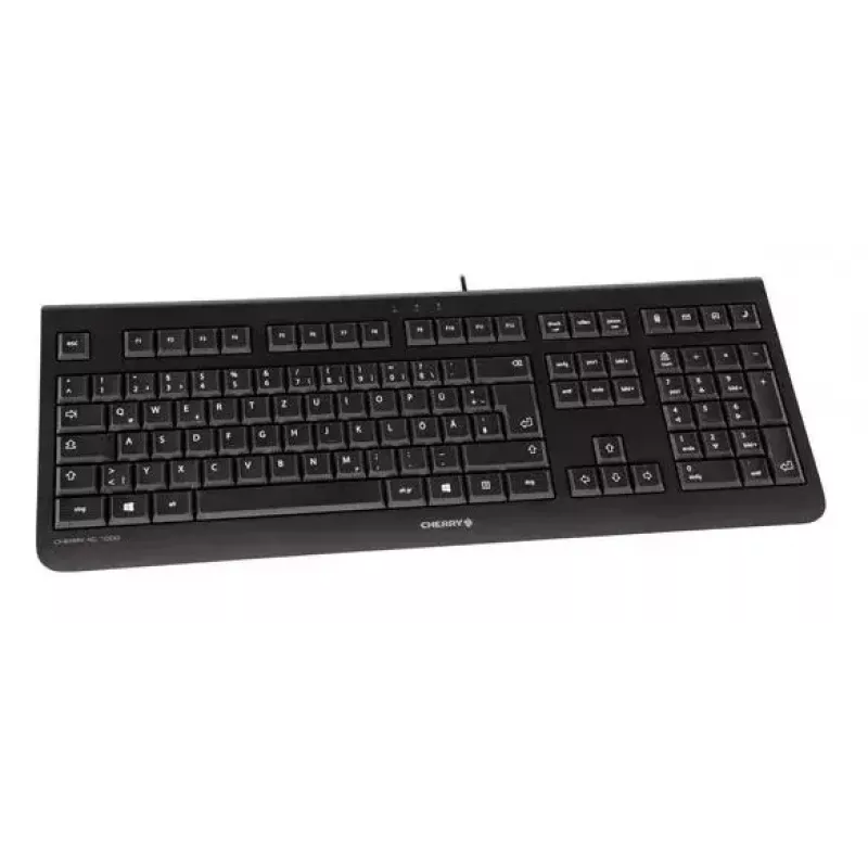 CHERRY KC 1000 teclado universal USB AZERTY belga preto