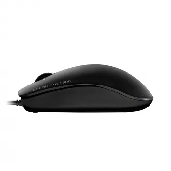 Rato com fio CHERRY MC 2000 com roda inclinável, preto, USB