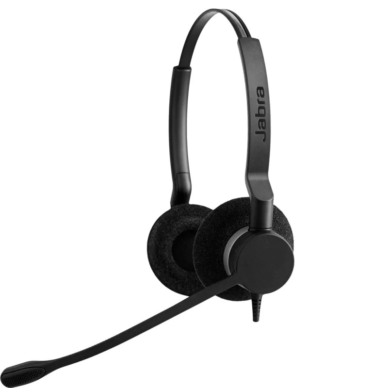 Jabra BIZ 2300 Duo, NC, com fio, escritório/call center, 150 - 4500 Hz, 65 g, headset, preto