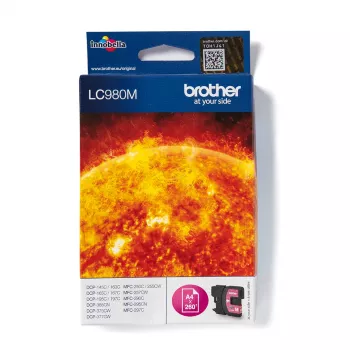 Cartucho de tinta Brother LC980M 1 unid. original magenta