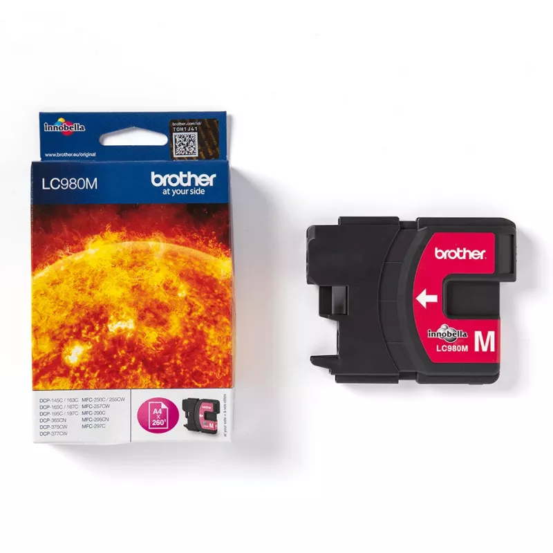 Cartucho de tinta Brother LC980M 1 unid. original magenta