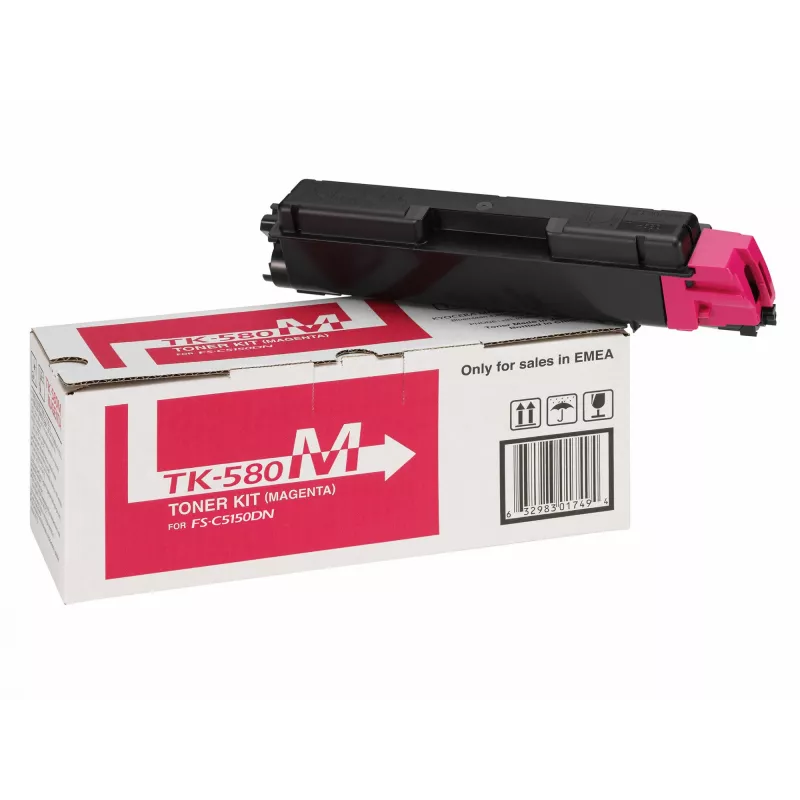 Cartucho de toner KYOCERA TK-580M 1 unid. original magenta