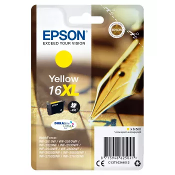 Tinteiro Epson Stift und Kreuzworträtsel embalagem individual amarelo 16XL DURABrite Ultra