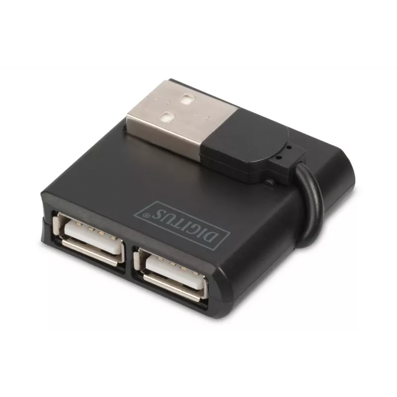 DIGITUS Hub USB 2.0 High-speed 4 Portas (da-70217)