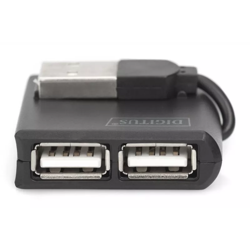 DIGITUS Hub USB 2.0 High-speed 4 Portas (da-70217)