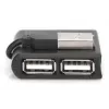 DIGITUS Hub USB 2.0 High-speed 4 Portas (da-70217)