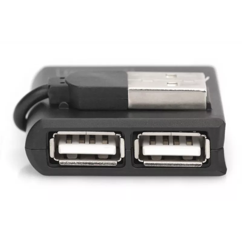 DIGITUS Hub USB 2.0 High-speed 4 Portas (da-70217)