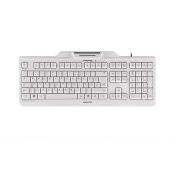 CHERRY KC 1000 SC Office USB QWERTZ Alemão Cinzento Teclado