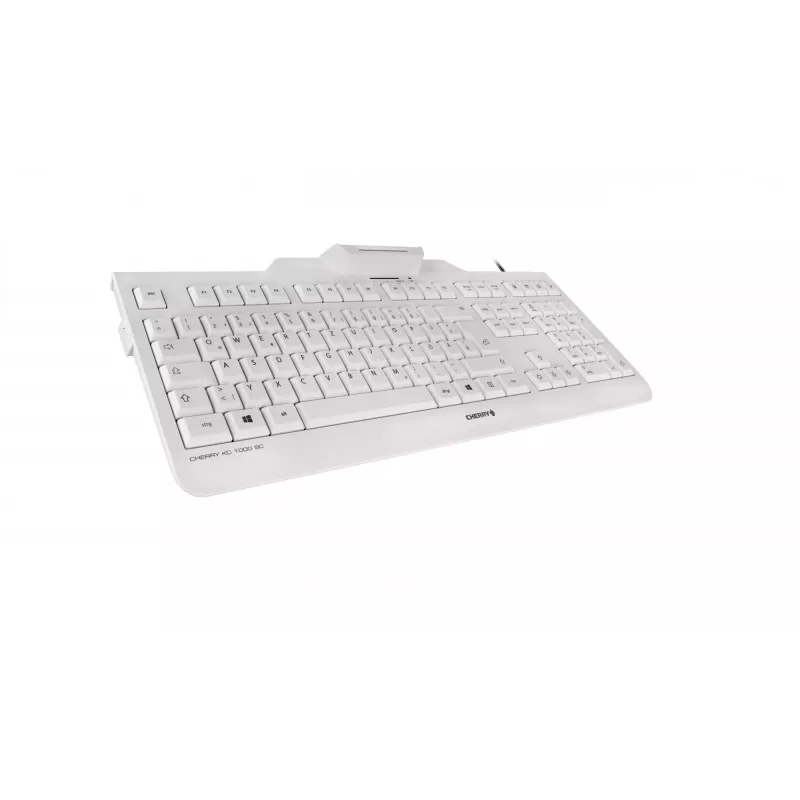 CHERRY KC 1000 SC Office USB QWERTZ Alemão Cinzento Teclado