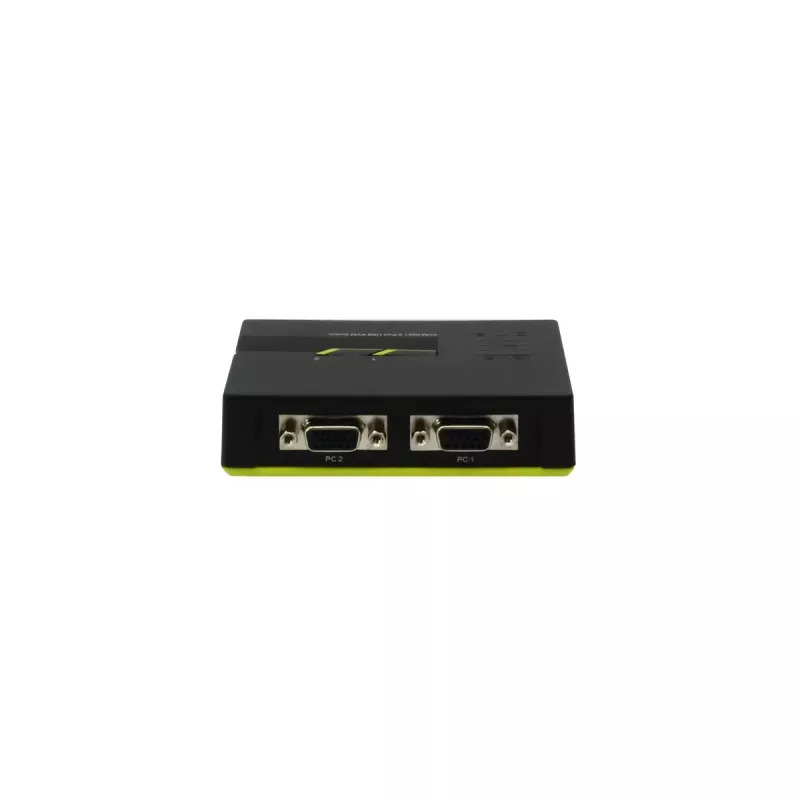 LevelOne Comutador KVM USB VGA de 2 portas, Suporte de áudio