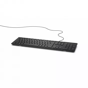 DELL Teclado com fios - KB216 - Alemão (QWERTZ) - Preto, Tamanho completo (100%), Com fios, USB, QWERTZ, Preto