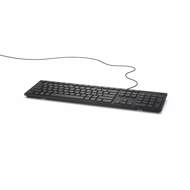 DELL Teclado com fios - KB216 - Alemão (QWERTZ) - Preto, Tamanho completo (100%), Com fios, USB, QWERTZ, Preto