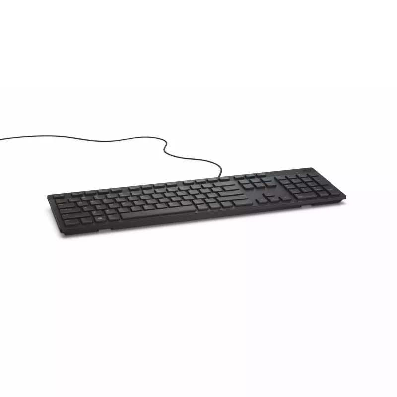 DELL Teclado com fios - KB216 - Alemão (QWERTZ) - Preto, Tamanho completo (100%), Com fios, USB, QWERTZ, Preto