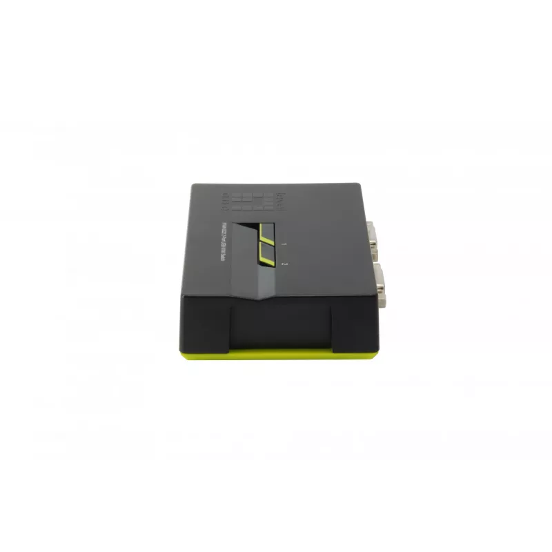LevelOne Comutador KVM USB VGA de 2 portas, 2048 x 1536 píxeis, Preto, Verde