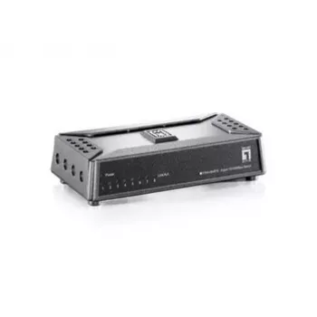 Comutador não gerido LevelOne FSW-0808TX 8 portas Fast Ethernet