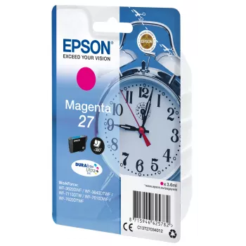 Epson despertador embalagem individual magenta 27 tinta DURABrite Ultra