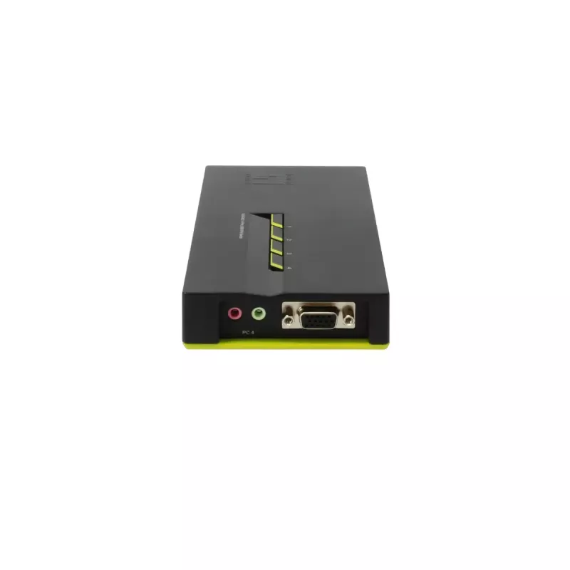 LevelOne comutador KVM USB VGA de 4 portas, suporte de áudio