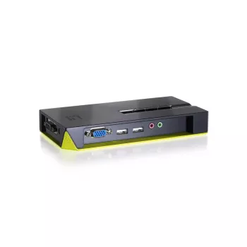 LevelOne comutador KVM USB VGA de 4 portas, suporte de áudio
