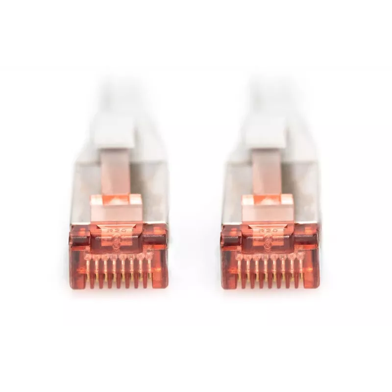 Cabo de rede DIGITUS - CAT6 - S/FTP - proteção da patilha - Cu - 5m - cinzento