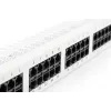 Patch panel DIGITUS CAT 3 ISDN, não blindado 50 portas RJ45, 8P4C, LSA, 1U, montagem em rack, cor cinzento RAL 7035