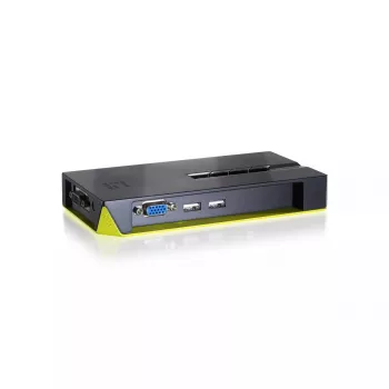 Switch KVM LevelOne 4 portas USB VGA KVM-0422