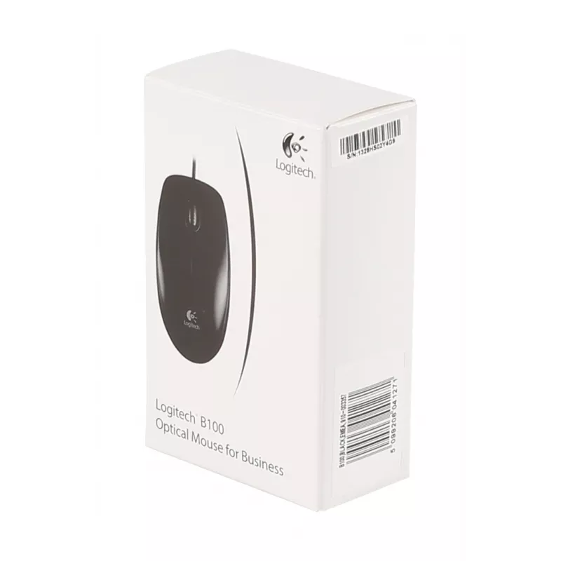 Rato LOGITECH – B100 – Óptico – Preto