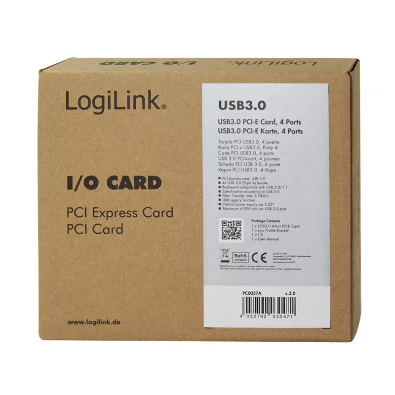 Placa de interface LogiLink PC0057A