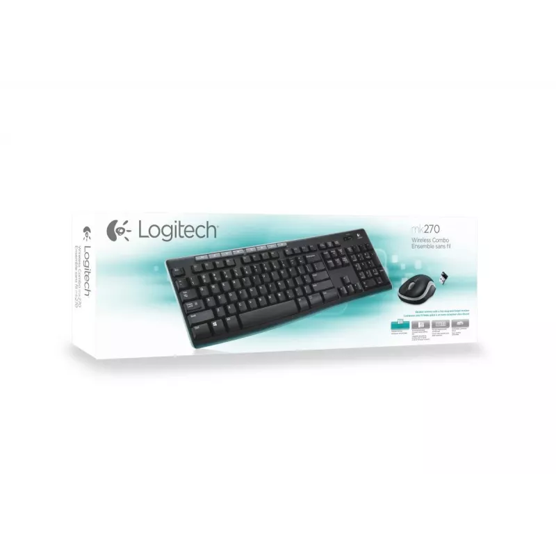 LOGITECH Wireless Desktop Mk270 - Qwertzu alemão