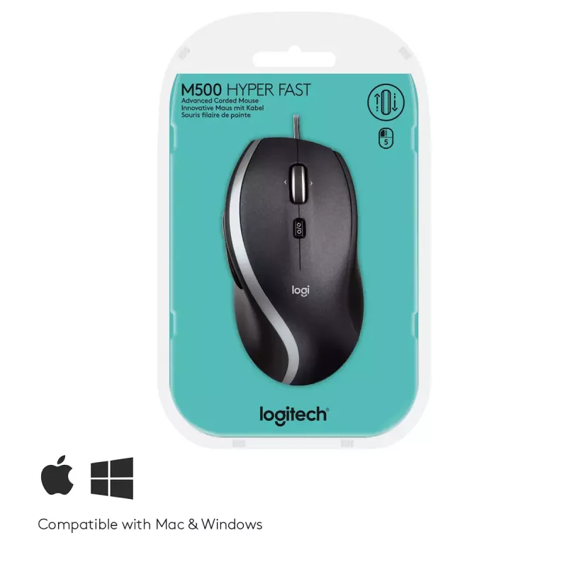 Rato Logitech LGT-M500 USB Type-A