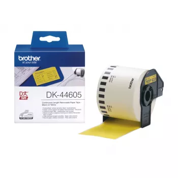 Etiqueta de impressora Brother DK-44605 amarela