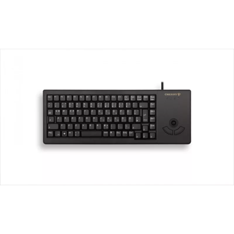 Teclado de escritório com trackball CHERRY XS G84-5400 USB QWERTZ alemão preto