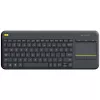 Teclado sem fios com touch LOGITECH K400 Plus - preto - Qwerty neerlandês