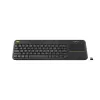 Teclado sem fios com touch LOGITECH K400 Plus - preto - Qwerty neerlandês