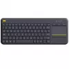 Teclado sem fios com touch LOGITECH K400 Plus - preto - Qwerty neerlandês