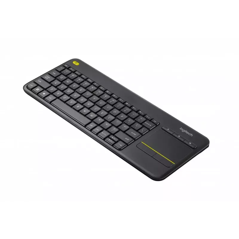 Teclado sem fios com touch LOGITECH K400 Plus - preto - Qwerty neerlandês