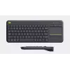 Teclado sem fios com touch LOGITECH K400 Plus - preto - Qwerty neerlandês