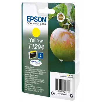 Tinta Epson Apple embalagem individual amarela T1294 DURABrite Ultra, amarela, tinta pigmentada, 7 ml, 1 unid., 616 páginas